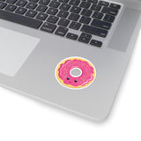 Donut - Pink 2 Smiley Face (Stickers)