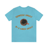 Espresso Urself B4 U Wreck Urself T-Shirt, Espresso T-Shirt, Coffee T-Shirt, Fun T-Shirt (Bella+Canvas 3001)