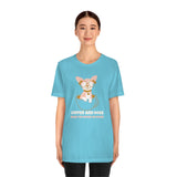 Coffee and Dogs Make The World Go Round T-Shirt, Coffee Lovers T-Shirt, Cat Lovers T-Shirt (Bella+Canvas 3001)