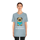 Must Escape Covid Blues. Take Me to Hawai T-Shirt, Hawai Shirt Wearing Dog T-Shirt, Holiday Shirt T-Shirt (Bella+Canvas 3001)