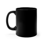 I Drink Coffee When Having A Ruff Day Black mug 11oz, Coffee Mug