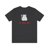 Ca-Mus-Ste T-Shirt, Cat Must Stay T-Shirt, Yoga T-Shirt, Cat T-Shirt Fun T-Shirt (Bella+Canvas 3001)