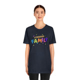 I Choose Family T-Shirt, Family T-Shirt (Bella+Canvas 3001)