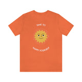 Time To Happy Yourself T-Shirt (Bella+Canvas 3001)