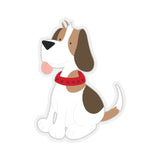 Dog - Floppy Ears Sitting (Sticker)