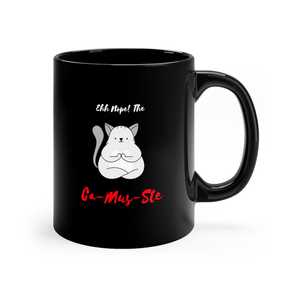 Ca Mus Ste Black mug, Coffee Mug