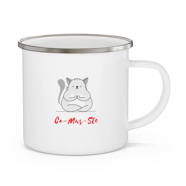 Ca Mus Ste Enamel Camping Mug, Cat Mug, Coffee Mug, Yoga Mug – Gentle Ted  Streetwear & Designs