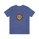 Taste It Love It (#LIFEBEGINSWITHCOFFEE) T-Shirt , Coffee T-Shirt (Bella+Canvas 3001)