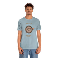 Taste It Love It (#LIFEBEGINSWITHCOFFEE) T-Shirt , Coffee T-Shirt (Bella+Canvas 3001)