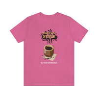 I Love The Smell of Coffee In the Morning T-Shirt, Coffee T-Shirt, Fun T-Shirt (Bella+Canvas 3001)