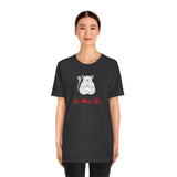 Ca-Mus-Ste T-Shirt, Cat Must Stay T-Shirt, Yoga T-Shirt, Cat T-Shirt Fun T-Shirt (Bella+Canvas 3001)