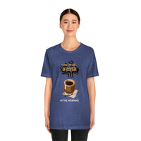 I Love The Smell of Coffee In the Morning T-Shirt, Coffee T-Shirt, Fun T-Shirt (Bella+Canvas 3001)