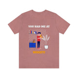 You Had Me at Woof T-Short, Dog T-Shirt, Fun T-Shirt (Bella+Canvas 3001)