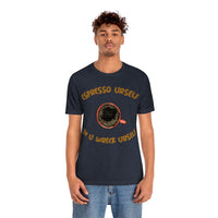 Espresso Urself B4 U Wreck Urself T-Shirt, Espresso T-Shirt, Coffee T-Shirt, Fun T-Shirt (Bella+Canvas 3001)