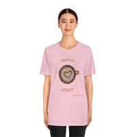 Taste It Love It (#LIFEBEGINSWITHCOFFEE) T-Shirt , Coffee T-Shirt (Bella+Canvas 3001)