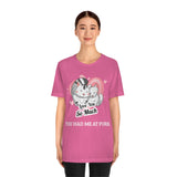 You Had Me At Purr T-Shirt, Cat T-Shirt, Love T-Shirt (Bella+Canvas 3001)