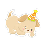 Dog - Cone Hat (Sticker)