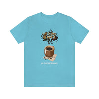 I Love The Smell of Coffee In the Morning T-Shirt, Coffee T-Shirt, Fun T-Shirt (Bella+Canvas 3001)