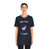 Keep Calm It's Organic T-Shirt, Vegan T-Shirt, Fun T-Shirt, Innuendo T-Shirt (Bella+Canvas 3001)