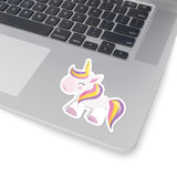 Unicorn - Multicolored Tail (Sticker)