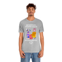 Unconditional Friend Zone Established T-Shirt, Dog T-Shirt, Dog Mum T-Shirt (Bella+Canvas 3001)