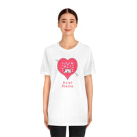 Hola! Mama T-Shirt, Cat T-Shirt, Love T-Shirt, Fun T-Shirt (Bella+Canvas 3001)