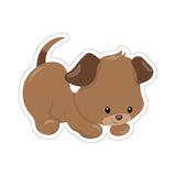 Dog - Brown Playing (Sticker)