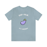 Keep Calm It's Organic T-Shirt, Vegan T-Shirt, Fun T-Shirt, Innuendo T-Shirt (Bella+Canvas 3001)