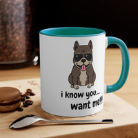 I Know You Want Me 11oz Accent Mug, Coffee Mug