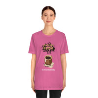 I Love The Smell of Coffee In the Morning T-Shirt, Coffee T-Shirt, Fun T-Shirt (Bella+Canvas 3001)