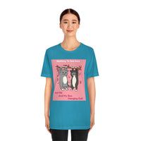 Just Me and My Boo Hanging Out T-Shirt, Cats T-Shirt, Fun T-Shirt (Bella+Canvas 3001)