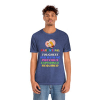 Parenting: Toughest Job With No Previous Experience Required T-Shirt, Parenting T-Shirt, Fun T-Shirt (Bella+Canvas 3001)