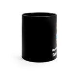 Must Escape Covid Blues. Take Me To Hawai Black mug 11oz, Coffee Mug