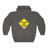 Caffeine On Board (Have A Brew-Tiful Day!) Hooded Sweatshirt, Coffee Hooded Sweatshirt