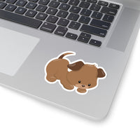 Dog - Brown Playing (Sticker)