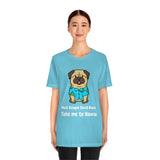 Must Escape Covid Blues. Take Me to Hawai T-Shirt, Hawai Shirt Wearing Dog T-Shirt, Holiday Shirt T-Shirt (Bella+Canvas 3001)