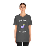 Keep Calm It's Organic T-Shirt, Vegan T-Shirt, Fun T-Shirt, Innuendo T-Shirt (Bella+Canvas 3001)