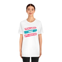 Teachers Are Influencers, Teachers T-Shirt, Influencer T-Shirt (Bella+Canvas 3001)