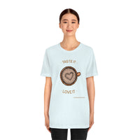 Taste It Love It (#LIFEBEGINSWITHCOFFEE) T-Shirt , Coffee T-Shirt (Bella+Canvas 3001)