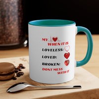 My (Delicate) Heart Accent Mug