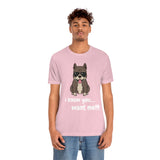 I Know You Want Me T-Shirt, Pit Bull Dog T-Shirt, Dog T-Shirt, Fun T-Shirt (Bella+Canvas 3001)