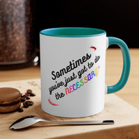 Sometimes You've Just Got To Do The Necessary Accent Mug, Coffee Mug