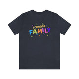 I Choose Family T-Shirt, Family T-Shirt (Bella+Canvas 3001)