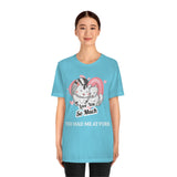 You Had Me At Purr T-Shirt, Cat T-Shirt, Love T-Shirt (Bella+Canvas 3001)