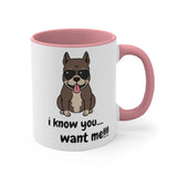 I Know You Want Me 11oz Accent Mug, Coffee Mug