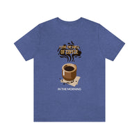 I Love The Smell of Coffee In the Morning T-Shirt, Coffee T-Shirt, Fun T-Shirt (Bella+Canvas 3001)