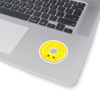 Donut - Yellow Smiley Face (Sticker)