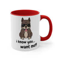 I Know You Want Me 11oz Accent Mug, Coffee Mug