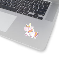 Unicorn - Multicolored Tail (Sticker)