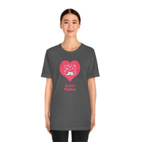 Hola! Mama T-Shirt, Cat T-Shirt, Love T-Shirt, Fun T-Shirt (Bella+Canvas 3001)